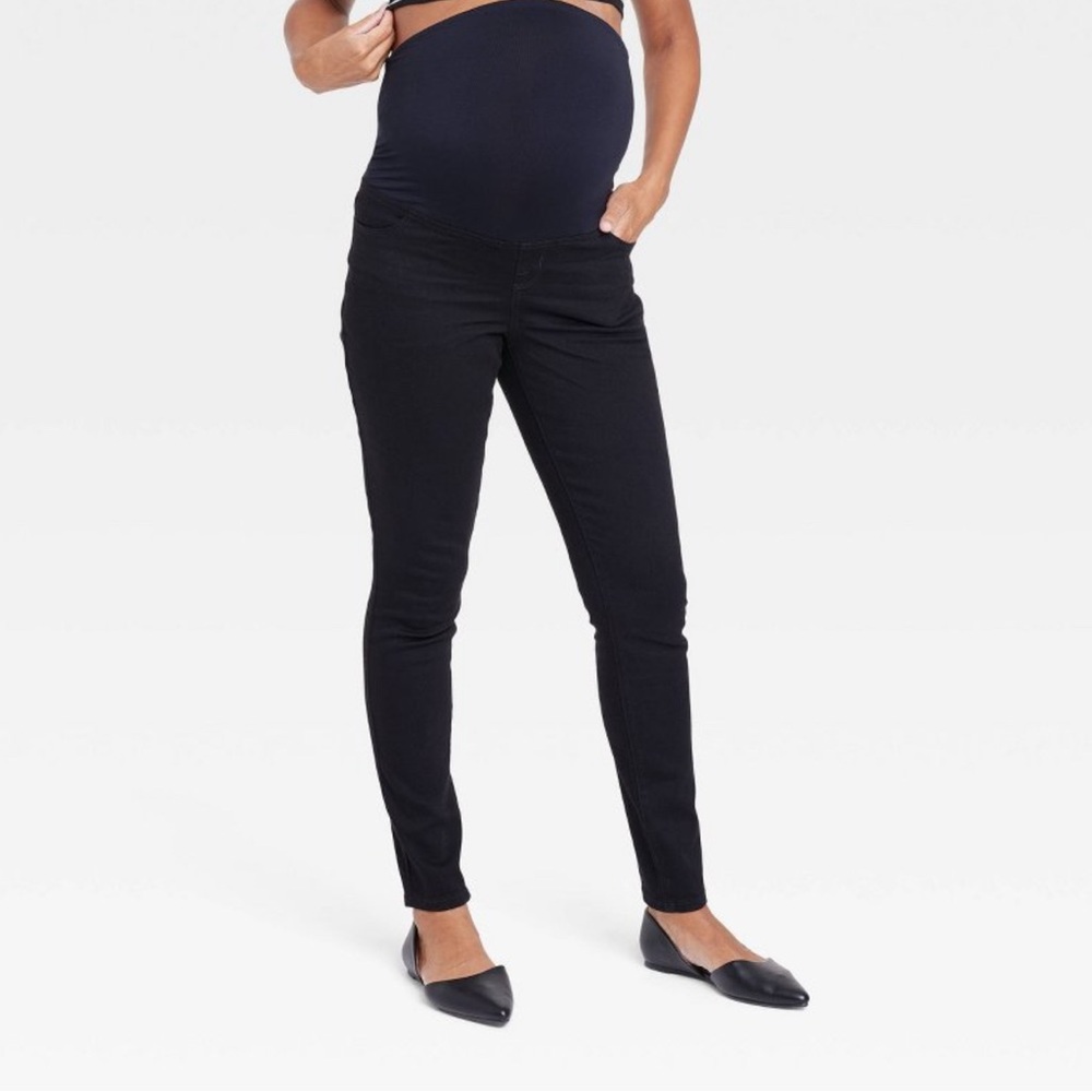 Isabel Maternity by Ingrid & Isabel Black Skinny Jeans
